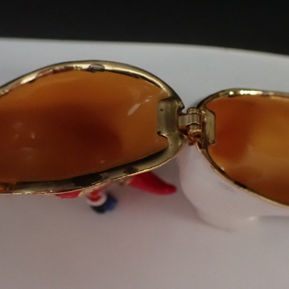 Depatment56 Santa on Polar Bear Jeweled Box/Xmas/Holiday/Santa Claus - Picture 5 of 8